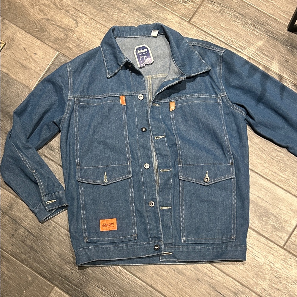 Denim Jacket by [Brand] - Classic Blue